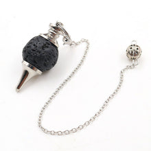 Load image into Gallery viewer, 7 Chakra Reiki Healing Pendulums Natural Stones Pendant