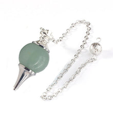 Load image into Gallery viewer, 7 Chakra Reiki Healing Pendulums Natural Stones Pendant