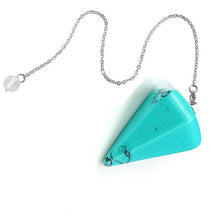 Load image into Gallery viewer, 7 Chakra Reiki Healing Pendulums Natural Stones Pendant