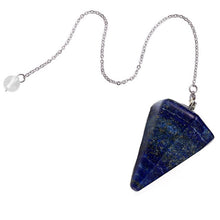Load image into Gallery viewer, 7 Chakra Reiki Healing Pendulums Natural Stones Pendant