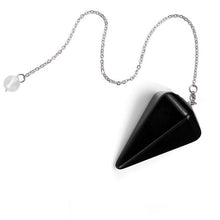 Load image into Gallery viewer, 7 Chakra Reiki Healing Pendulums Natural Stones Pendant